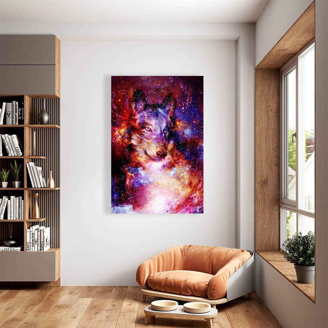 Cuadro Decorativo Holístico Lobo #3V - Imagen 2