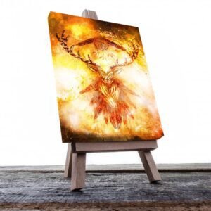 Cuadro Decorativo Holístico Ciervo Místico #4V