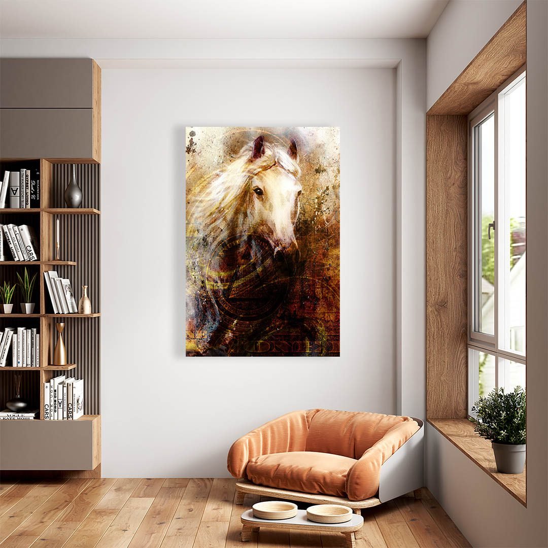 Cuadro Decorativo Holístico Caballo Místico #9V - Imagen 2