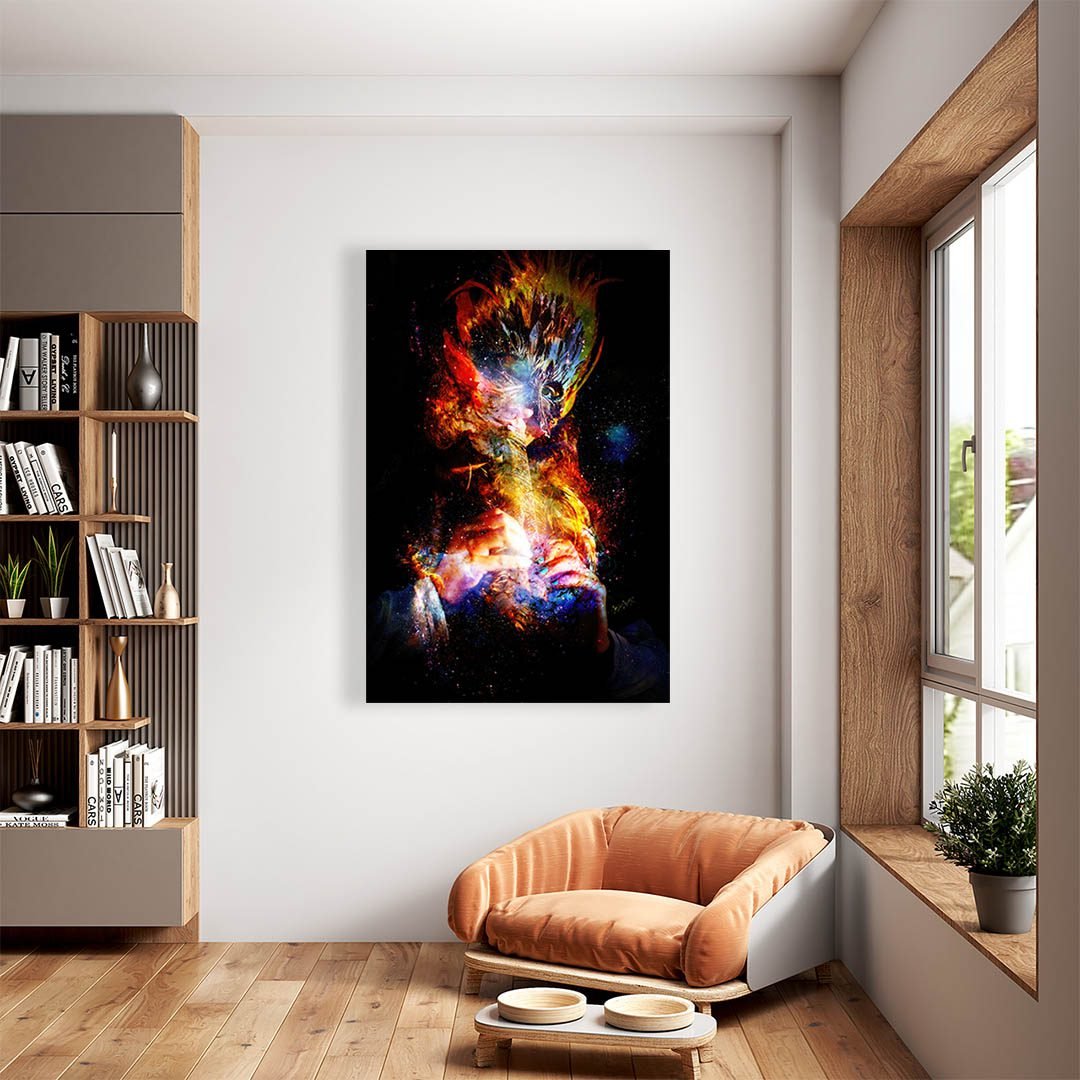 Cuadro Decorativo Holístico Flauta Sci-Fi #18V - Imagen 2