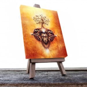 Cuadro Decorativo Holístico Ciervo Místico #21V