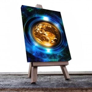 Cuadro Decorativo Holístico Sci-Fi Planeta Tierra #24V