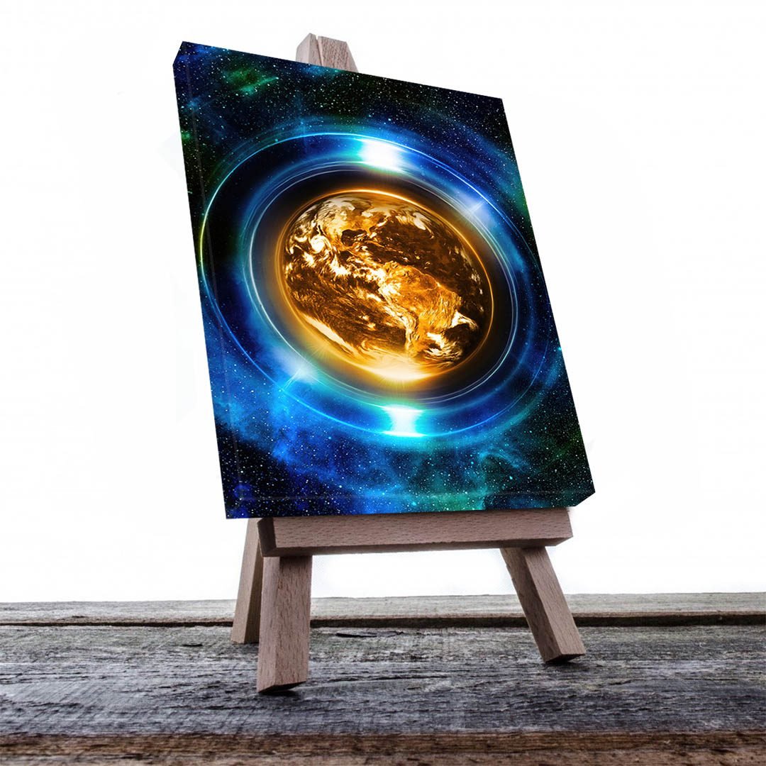 Cuadro Decorativo Holístico Sci-Fi Planeta Tierra #24V