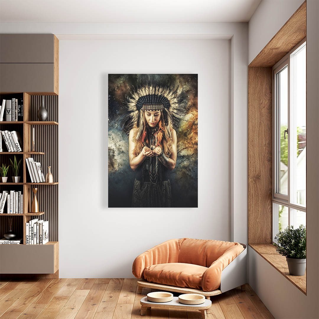 Cuadro Decorativo Holístico Amerindio #29V - Imagen 2