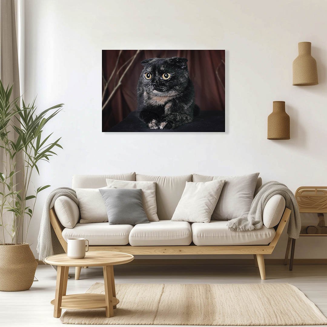 Cuadro Decorativo de Gato Gris #10 - Imagen 3