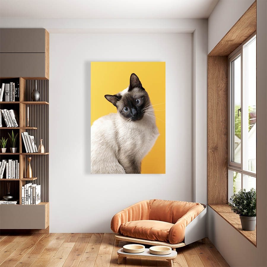 Cuadro Decorativo de Gato Siamés #539 - Imagen 2