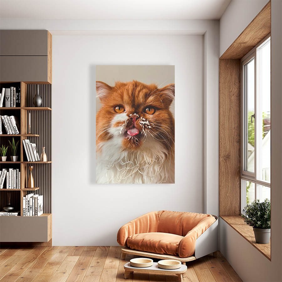 Cuadro Decorativo de Gato Persa Café #548 - Imagen 2