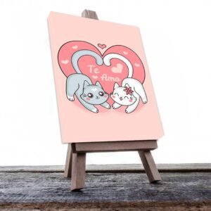 Cuadro Decorativo de Gatos Enamorados #560