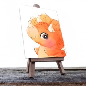 Cuadro Decorativo Infantil de Dinosaurios #03