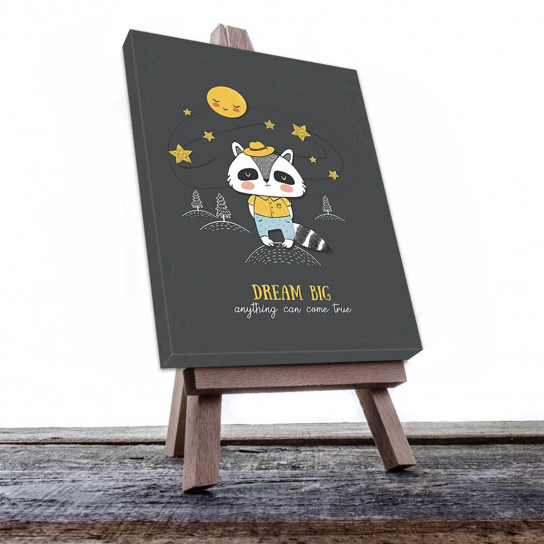 Cuadro Decorativo Infantil de Mapache #13