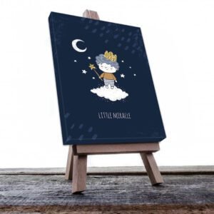 Cuadro Decorativo Infantil de Principito Fondo azul #14