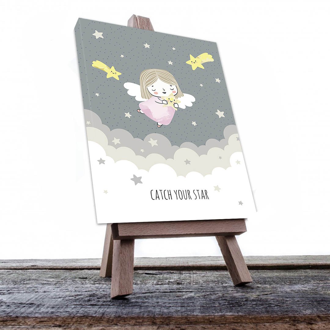 Cuadro Decorativo Infantil de Niña Ángel #17