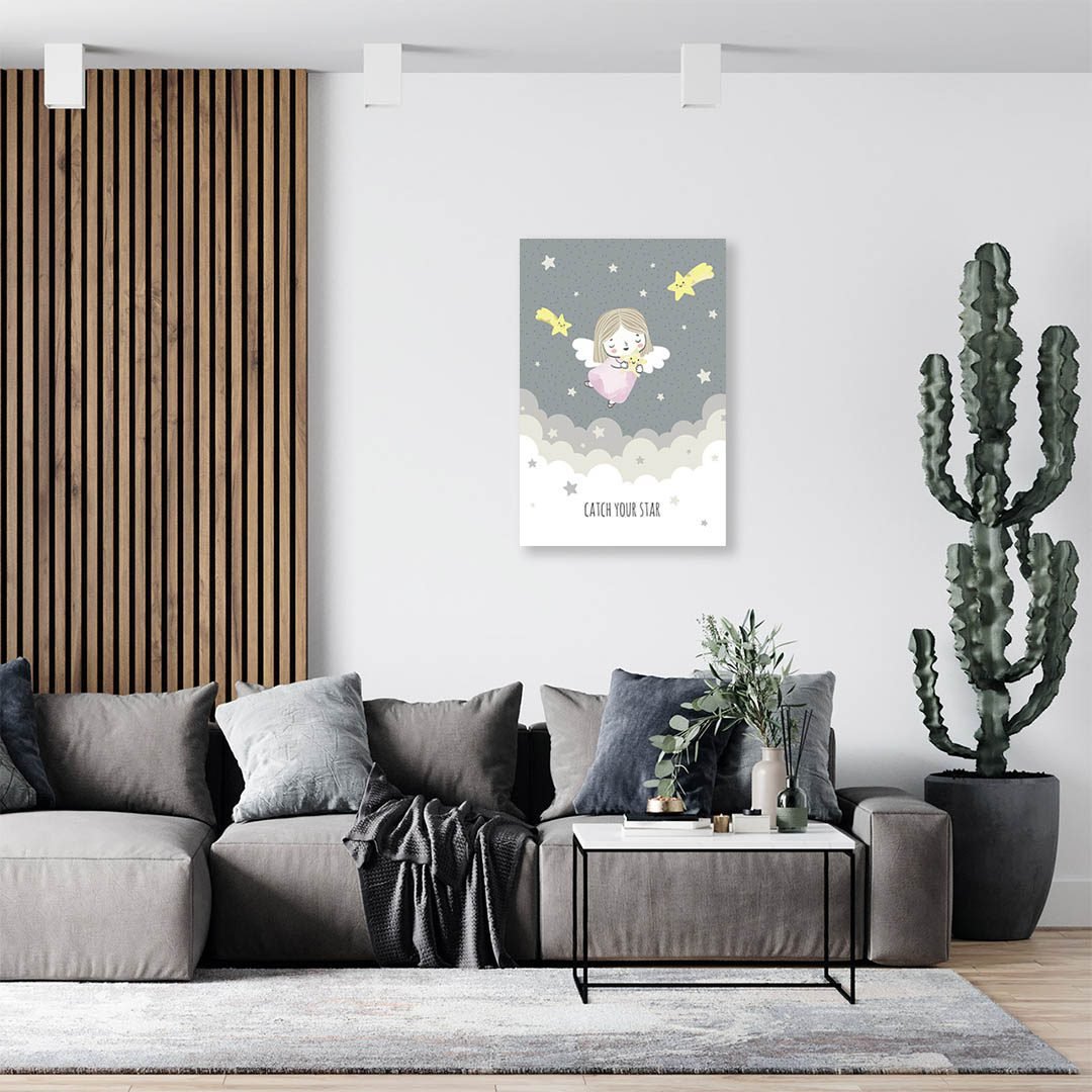 Cuadro Decorativo Infantil de Niña Ángel #17 - Imagen 3