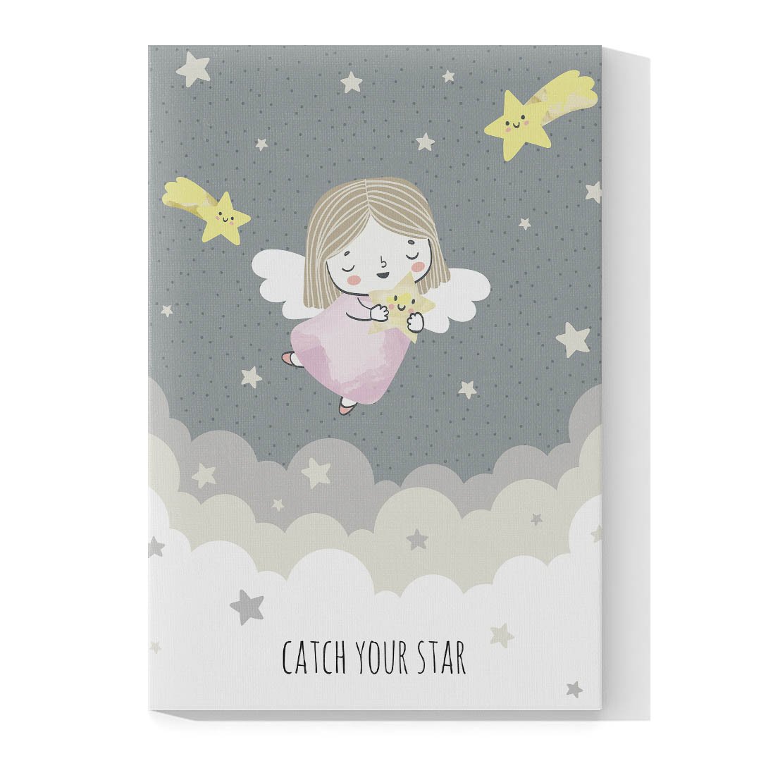 Cuadro Decorativo Infantil de Niña Ángel #17 - Imagen 4