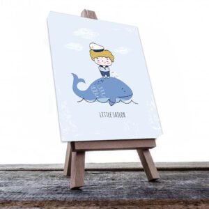 Cuadro Decorativo Infantil de Niño Marinero #18