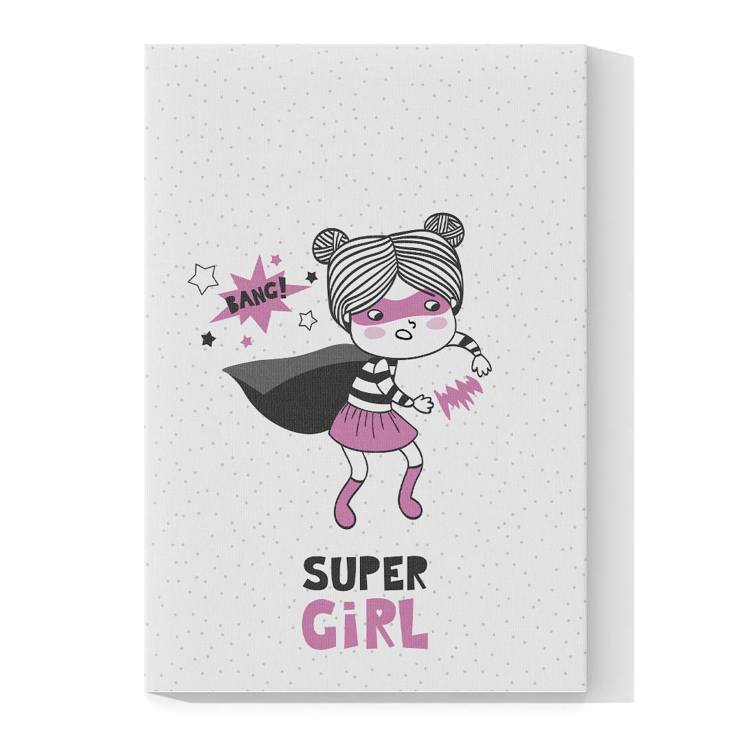 Cuadro Decorativo Infantil Super Niña #19 - Imagen 4