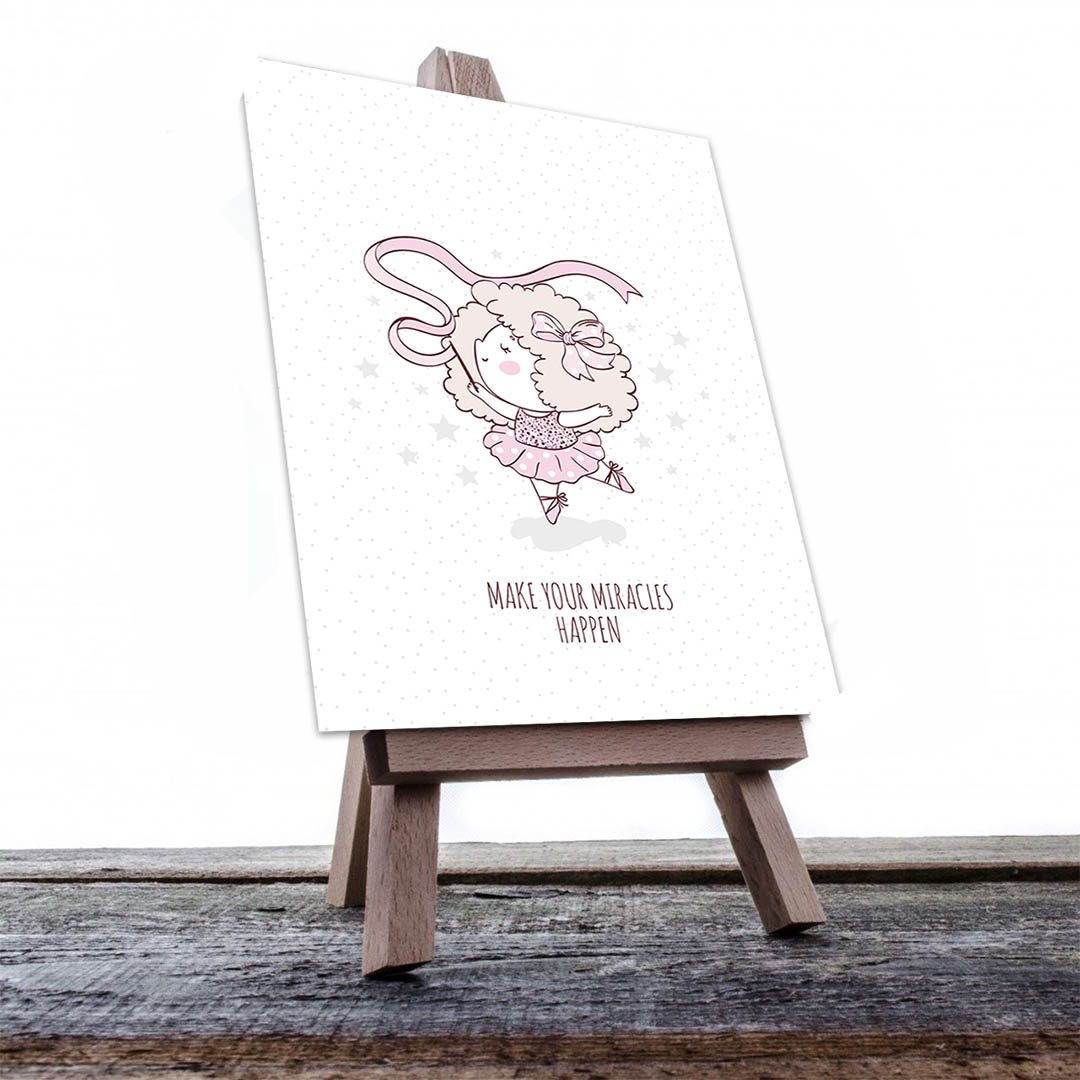 Cuadro Decorativo Infantil Niña Bailarina #23