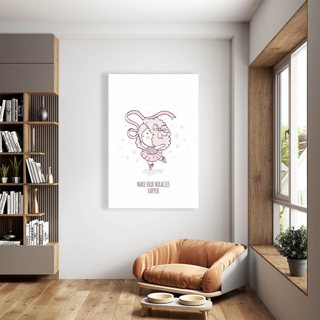Cuadro Decorativo Infantil Niña Bailarina #23 - Imagen 2
