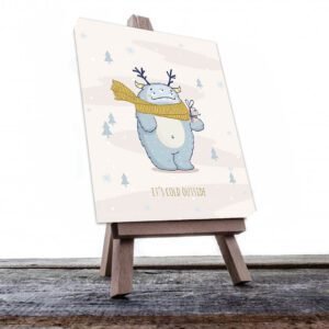 Cuadro Decorativo Infantil Monstro de Nieve #31