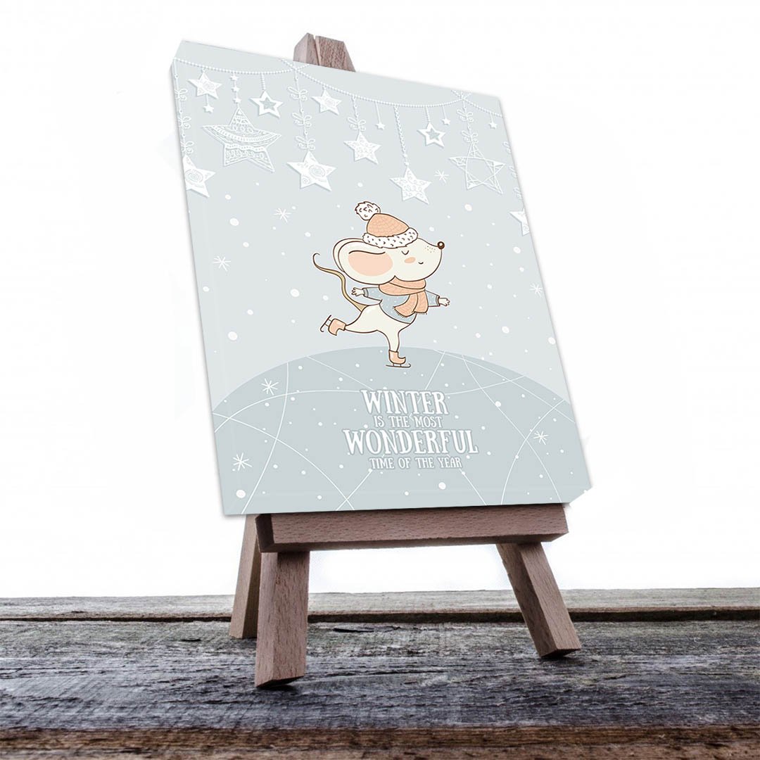 Cuadro Decorativo Infantil Ratón #34