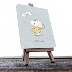 Cuadro Decorativo Infantil Ratón #35