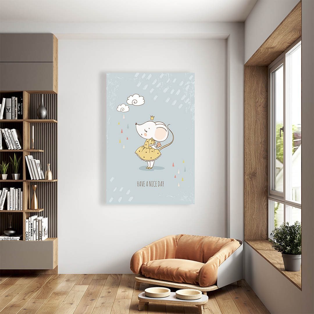 Cuadro Decorativo Infantil Ratón #35 - Imagen 2
