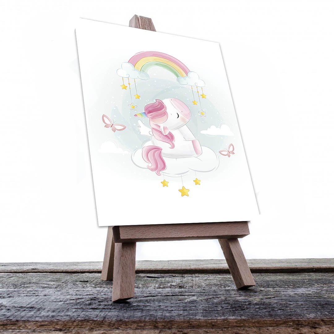 Cuadro Decorativo Infantil Unicornio #54