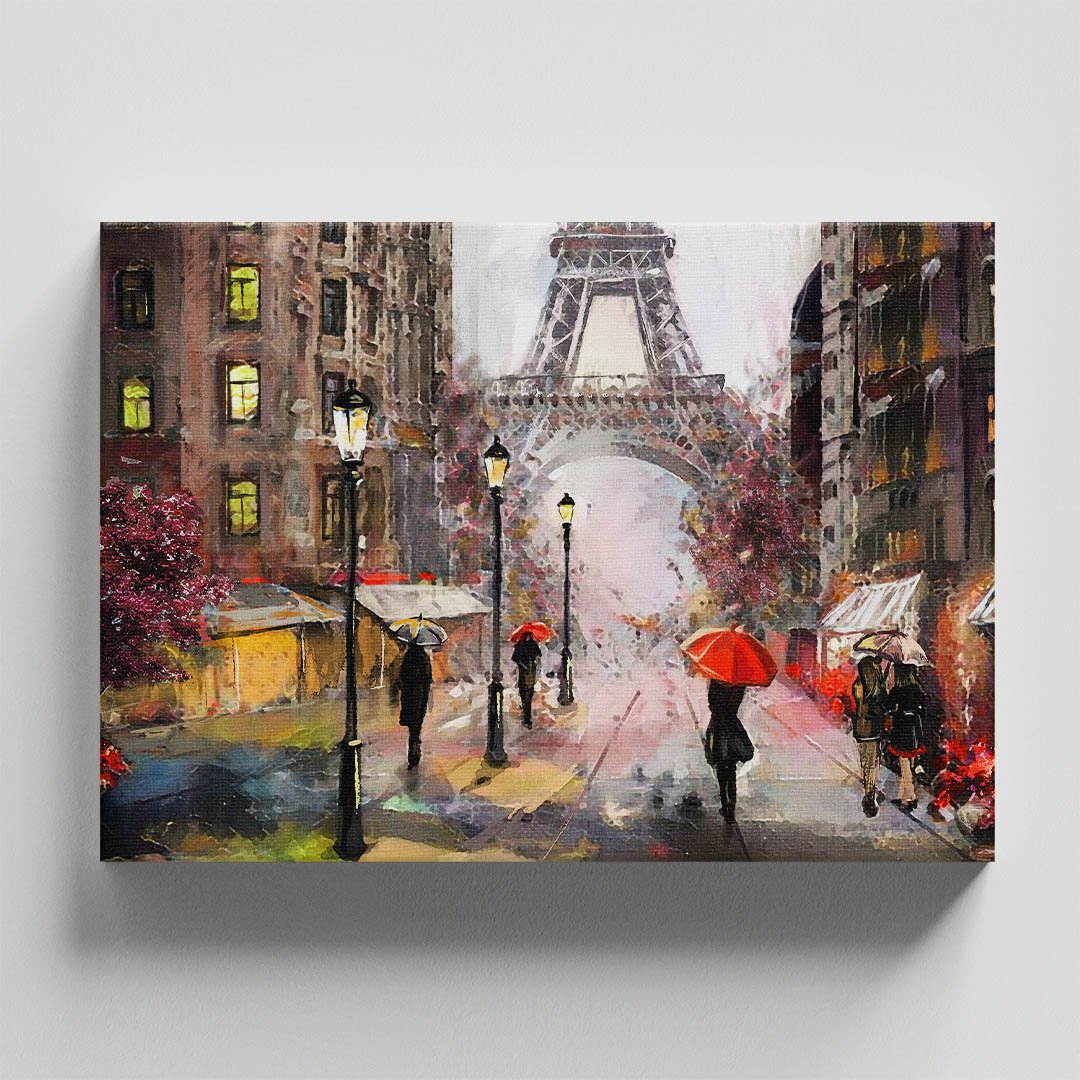 Cuadro Decorativo de Paris Estilo Oleo #01 - Imagen 4