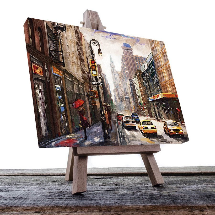 Cuadro Decorativo de New York Estilo Oleo #02