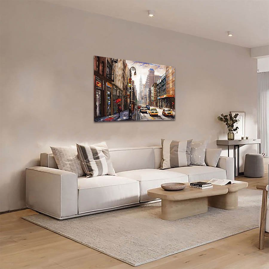 Cuadro Decorativo de New York Estilo Oleo #02 - Image 2