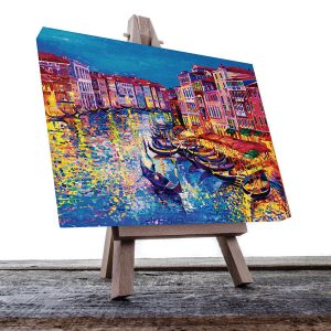 Cuadro Decorativo de Venecia Italia Estilo Oleo #05
