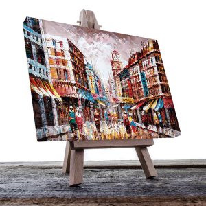 Cuadro Decorativo de Hong Kong Estilo Oleo #17