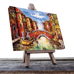 Cuadro Decorativo de Venecia Italia Estilo Oleo #26