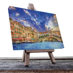Cuadro Decorativo de Venecia Italia Estilo Oleo #27