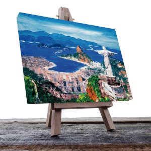 Cuadro Decorativo Cristo de Rio de Janeiro Brasil  Oleo #29