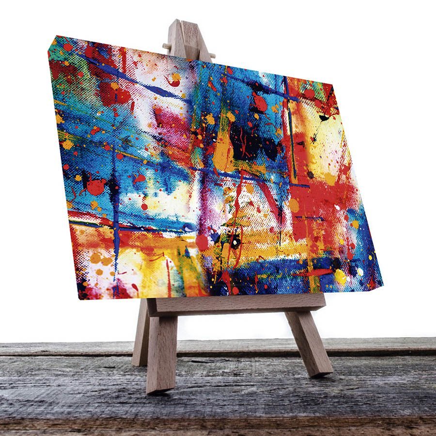 Cuadro Decorativo Abstracto Estilo Oleo #33