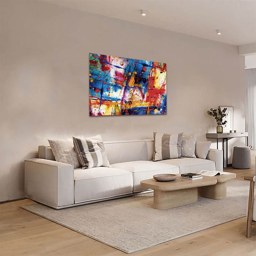 Cuadro Decorativo Abstracto Estilo Oleo #33 - Imagen 2