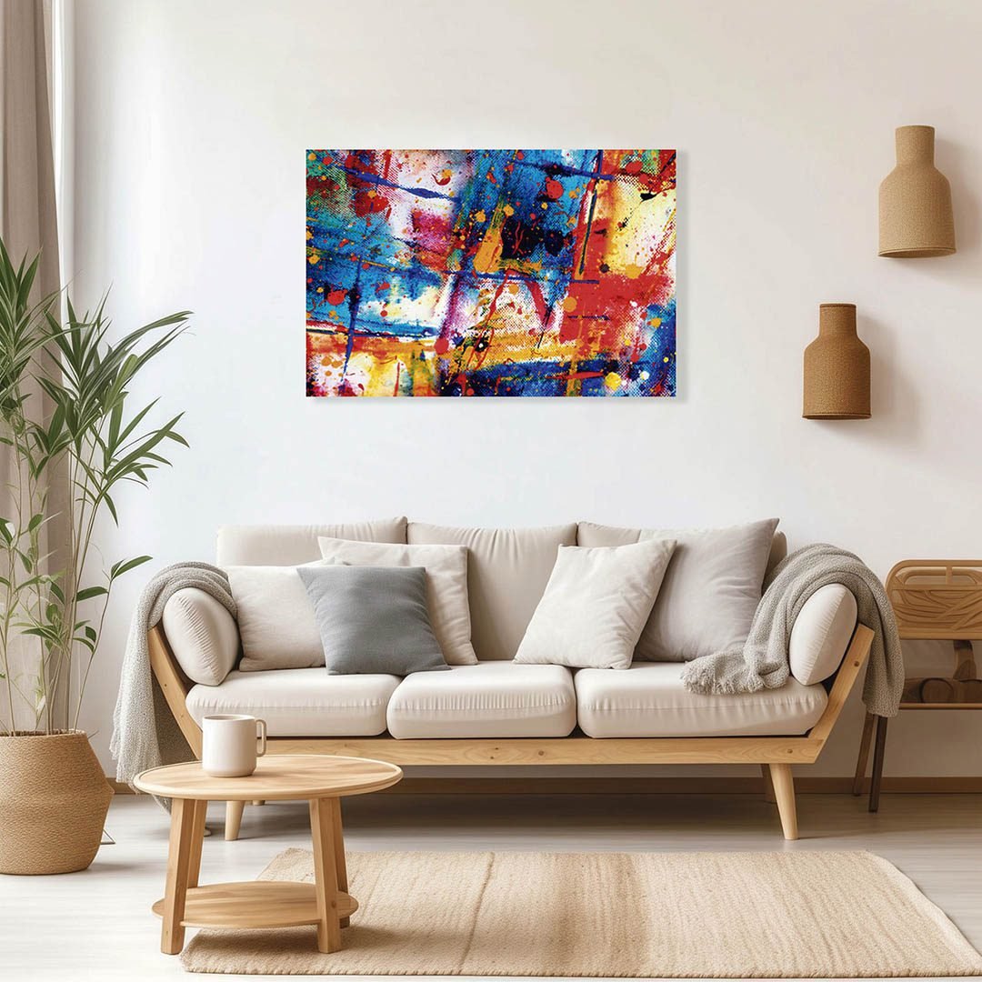 Cuadro Decorativo Abstracto Estilo Oleo #33 - Imagen 3