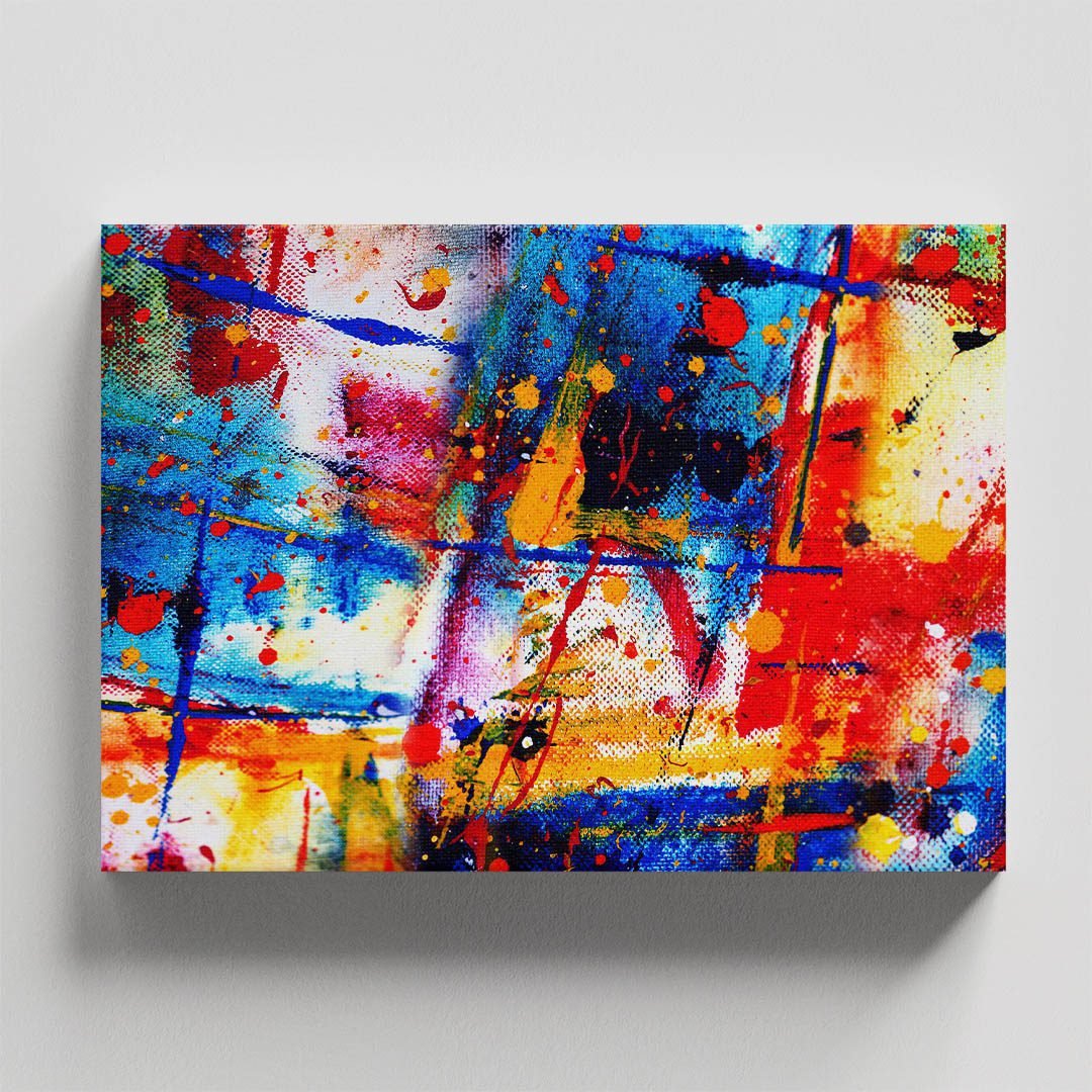 Cuadro Decorativo Abstracto Estilo Oleo #33 - Imagen 4