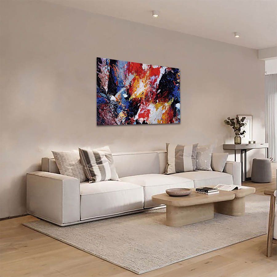 Cuadro Decorativo Abstracto Estilo Oleo #33 - Imagen 2