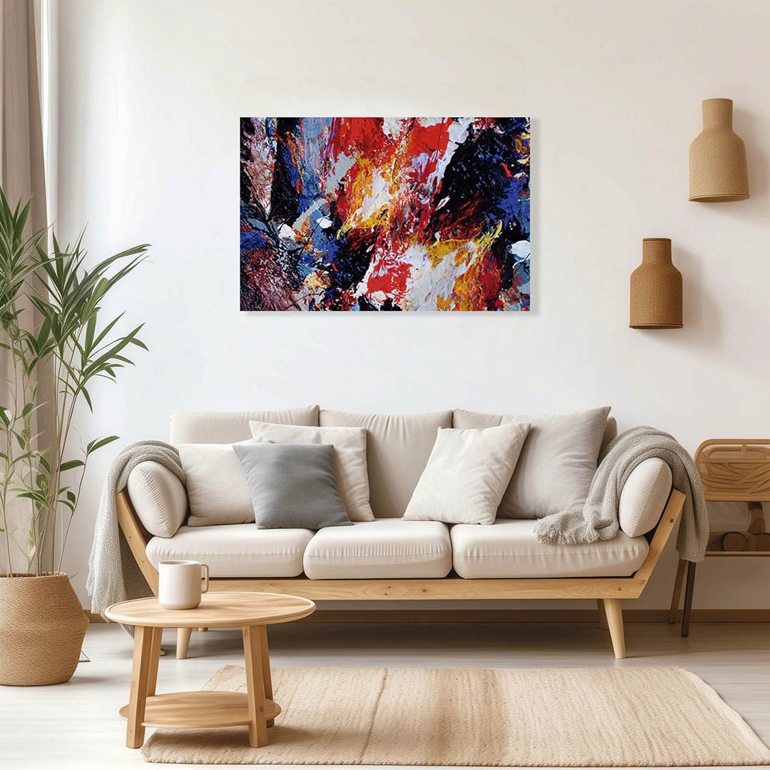 Cuadro Decorativo Abstracto Estilo Oleo #33 - Imagen 3