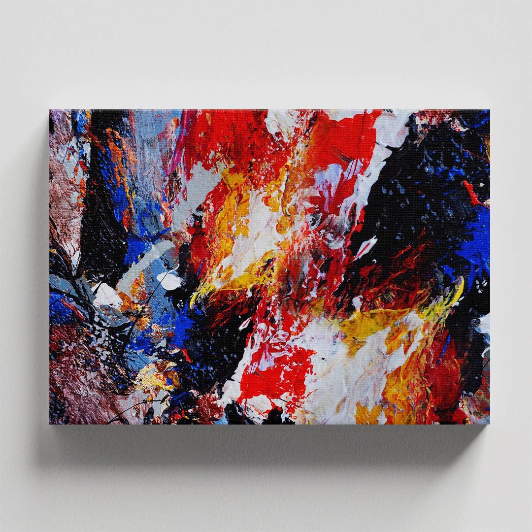 Cuadro Decorativo Abstracto Estilo Oleo #33 - Imagen 4