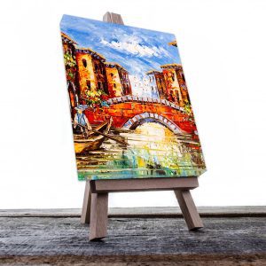 Cuadro Decorativo Venecia Estilo Oleo #12V
