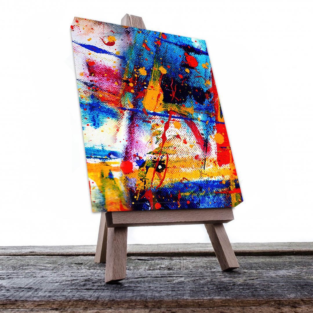 Cuadro Decorativo Abstracto Estilo Oleo #14V