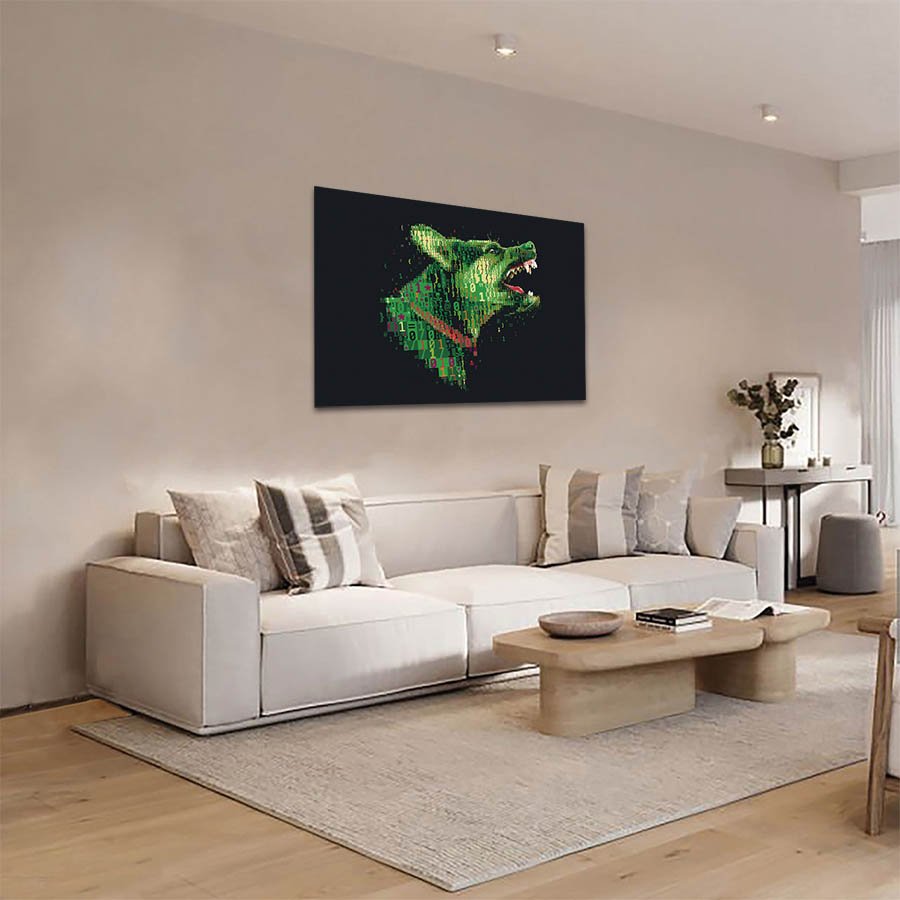 Cuadro Decorativo de Perro Digital #08 - Imagen 3