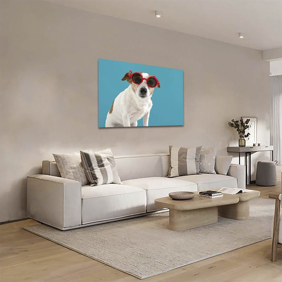 Cuadro Decorativo de Perro Con Lentes #13 - Imagen 3