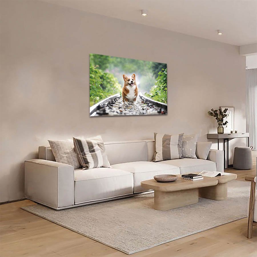 Cuadro Decorativo de Perro Contento #37 - Imagen 3