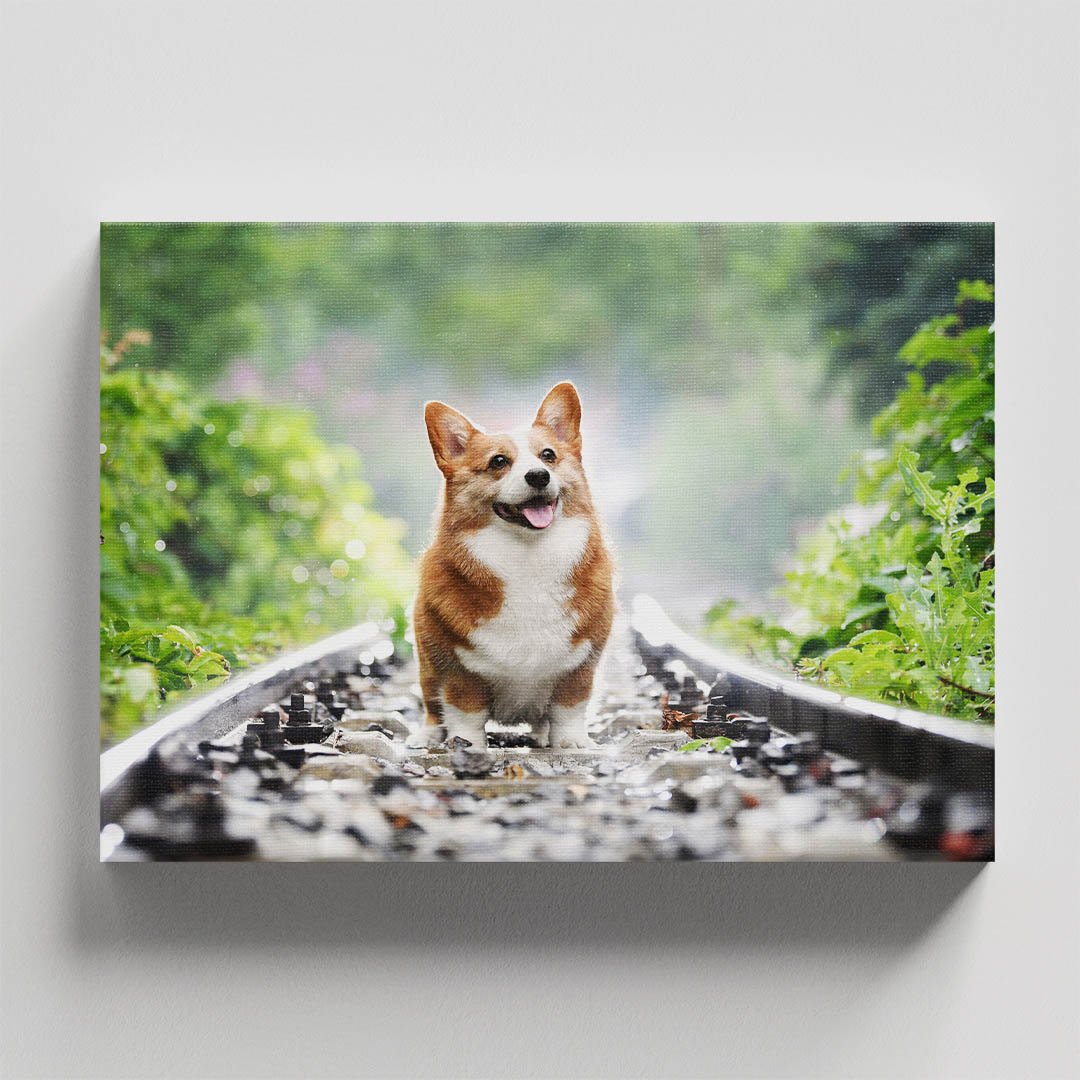 Cuadro Decorativo de Perro Contento #37 - Imagen 4