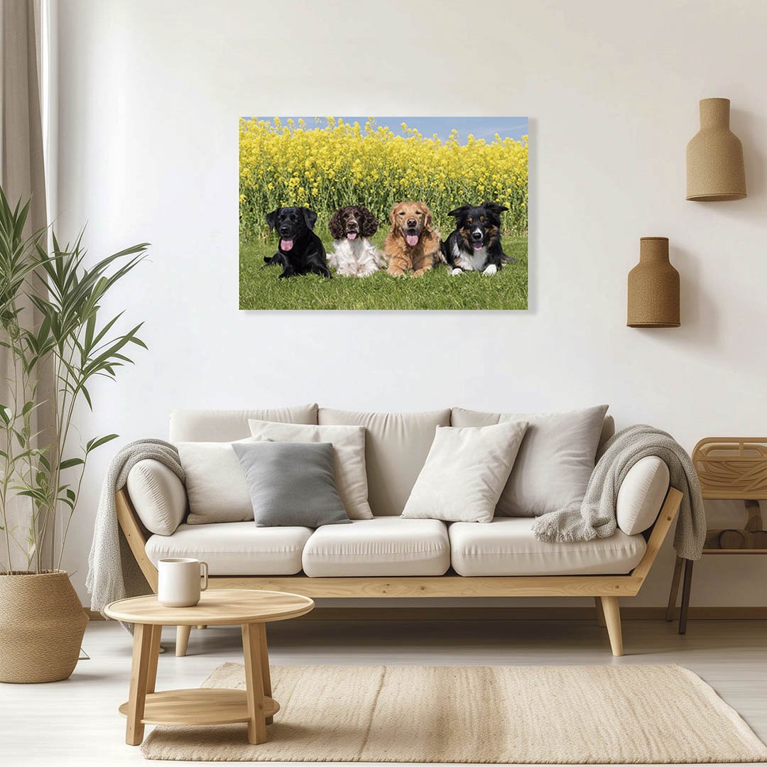 Cuadro Decorativo de Perros En el Campo #40 - Imagen 2