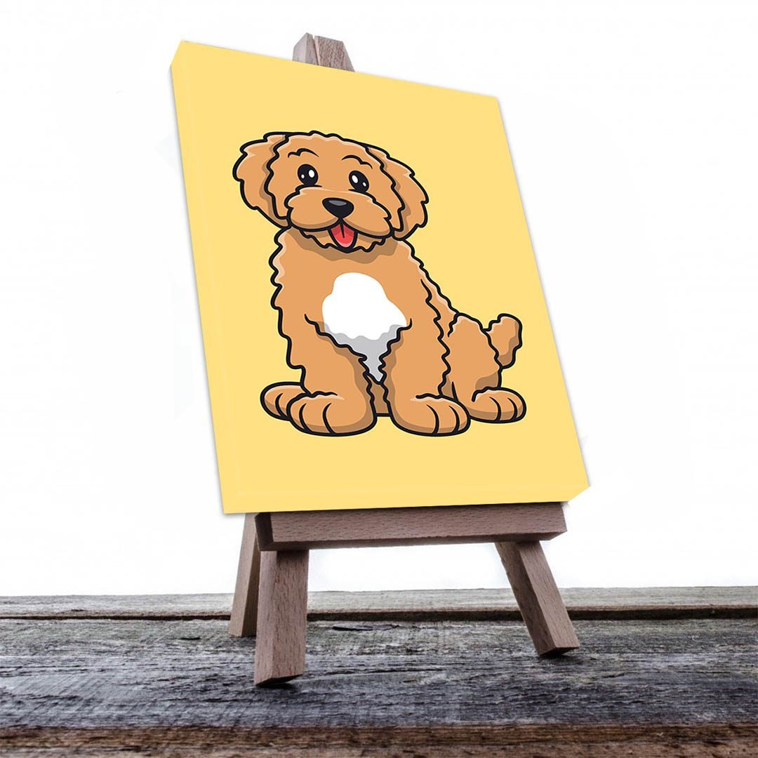 Cuadro Decorativo Dibujo de Perro Café #527